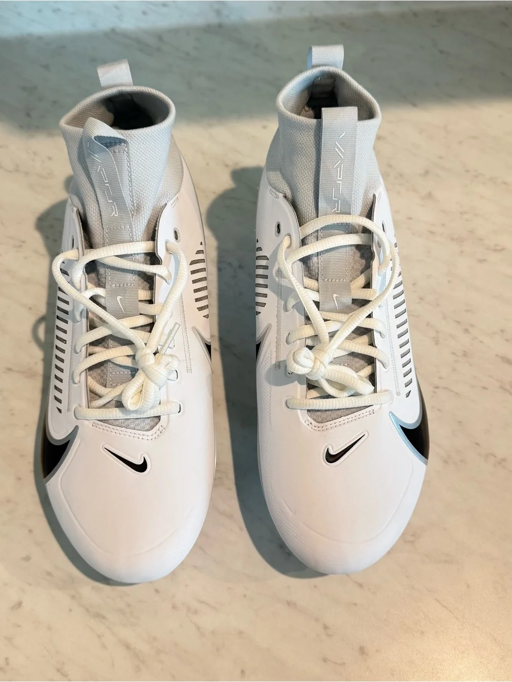 Nike Vapor Edge Pro 360 2 Detachable Football Cleats Men Sz 10 WIDE FJ7019-100